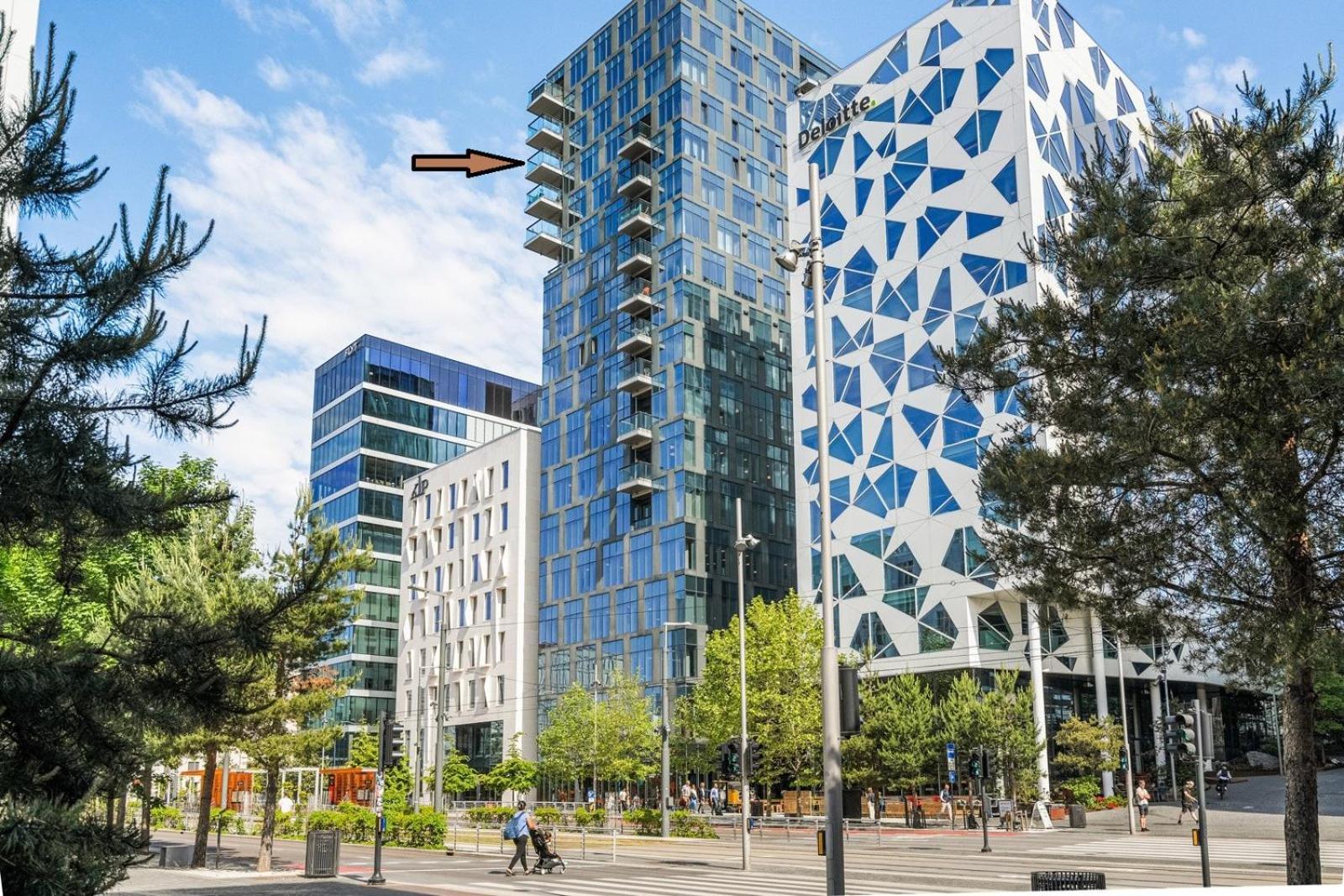 Modern 2Bed Room Sea View Apartment @ Oslo Barcode Экстерьер фото